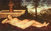 Lucas  Cranach Nymph of Spring painting